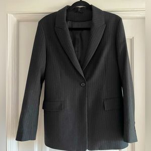 COS Pinstripe Oversized Jacket